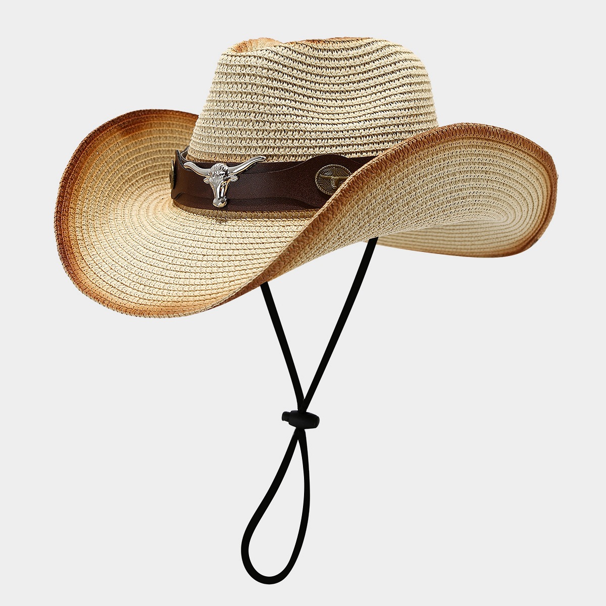 Cowboy Hat Straw - New American Western Style Cowboy Straw