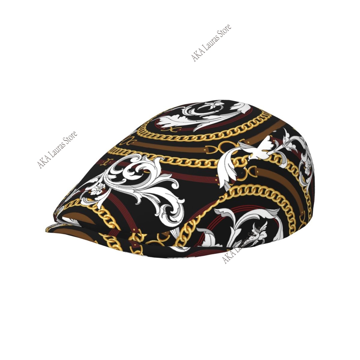 Newsboy Cap Ivy - Newsboy Cap Gold Baroque Vintage Casual