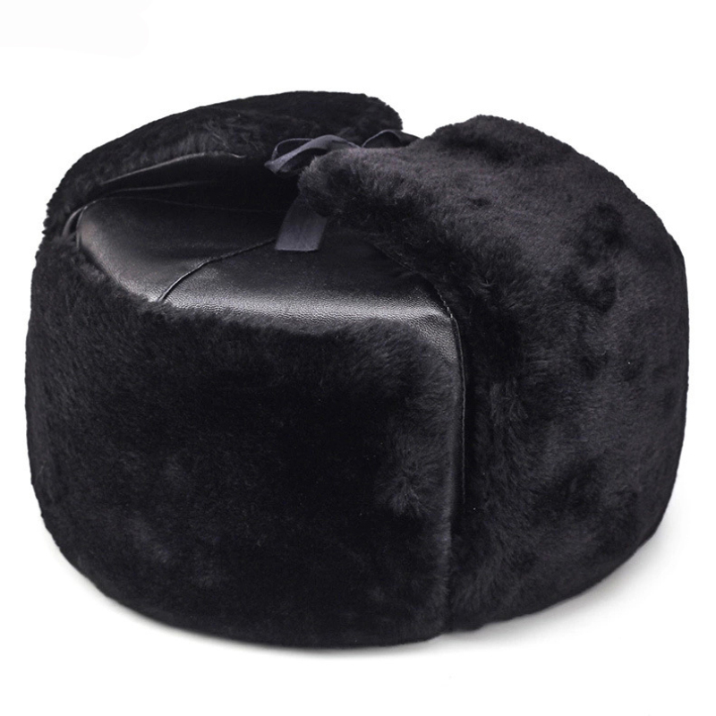 Trapper Hat Ear Flap - Warm Thick Russian Hat Men Army