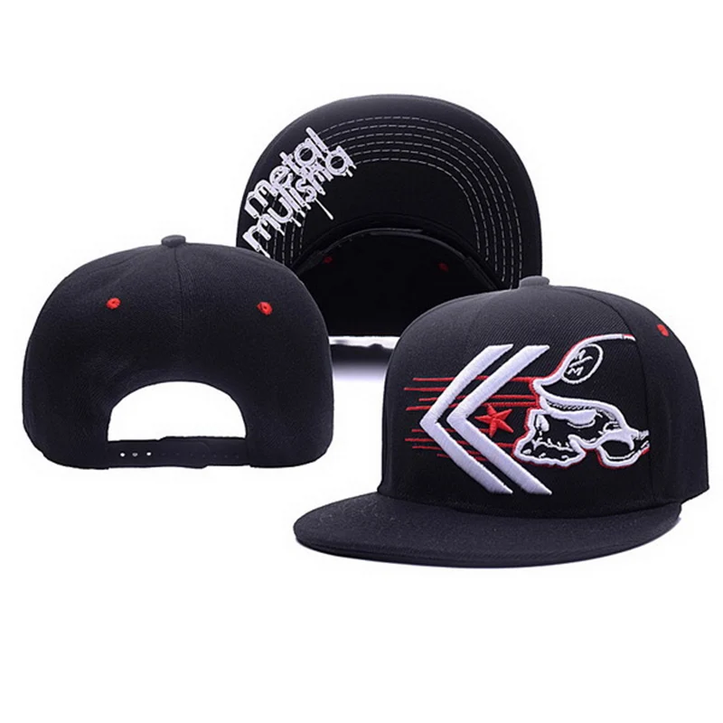 Unisex Skeleton Embroidery Bas - Snapback Hat Flat 评论和价格