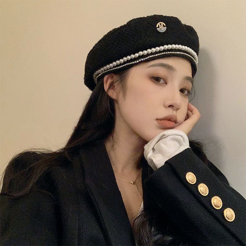W102 Winter Beret, Chain, Pear - Beret French Wool 评论和价格