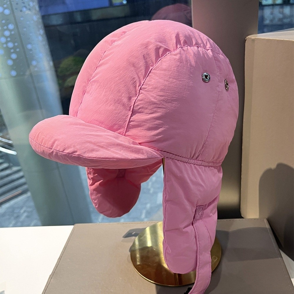 Solid Color Padded Bomber Hats - Trapper Hat Ear Flap 评论和价格