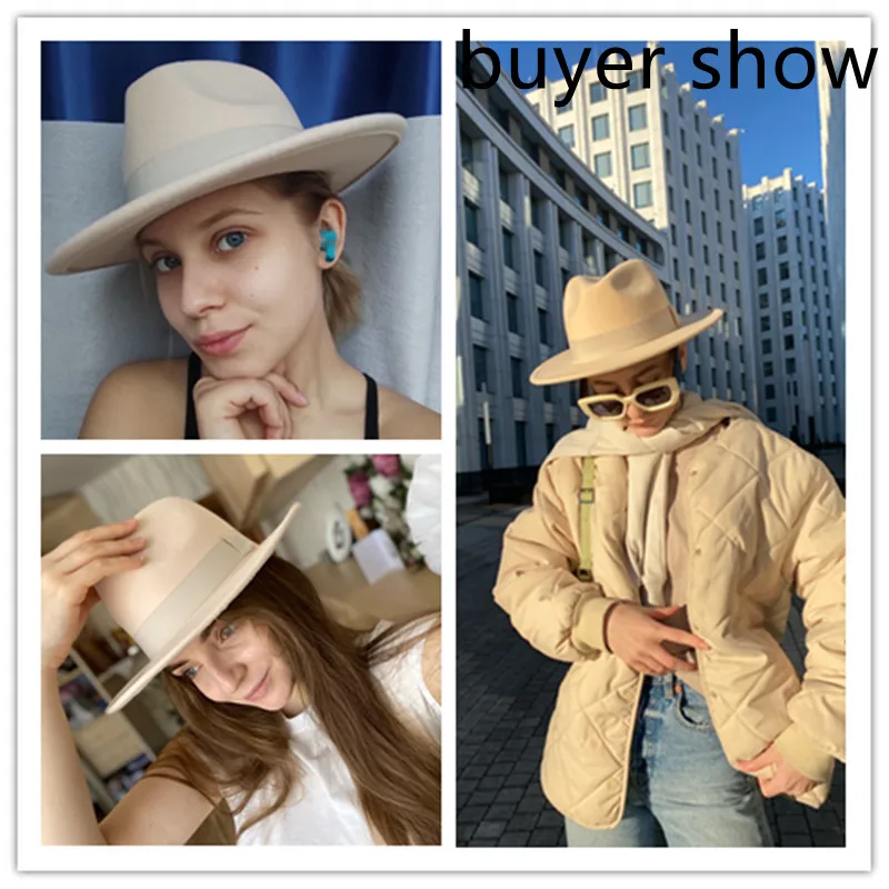 Fedora Hat Women Winter Hats f - Fedora Hat Wool 评论和价格