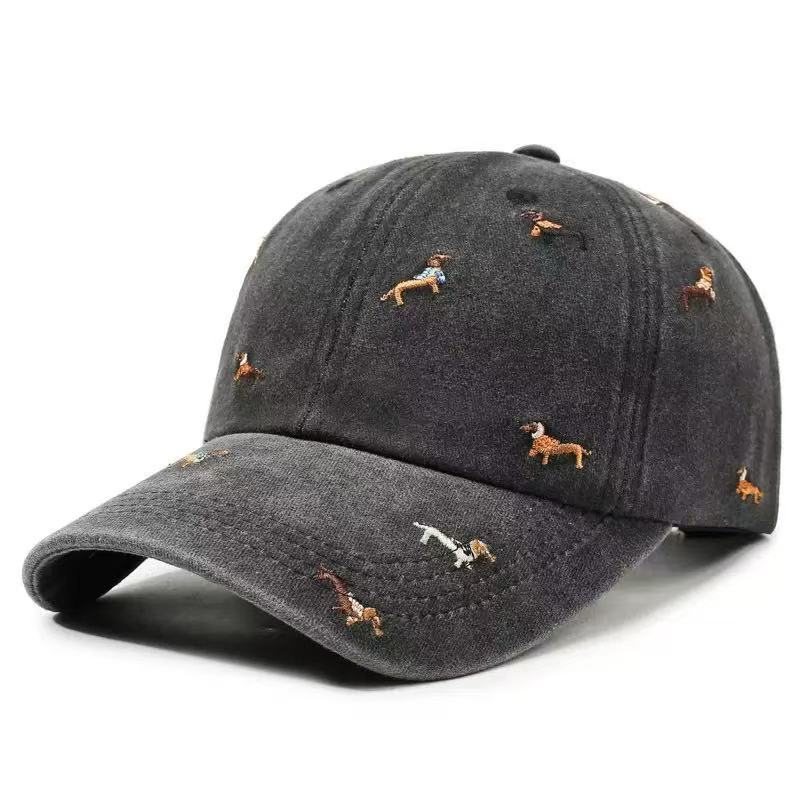 Dachshund Embroidery Washed Co - Golf Cap Dad 评论和价格
