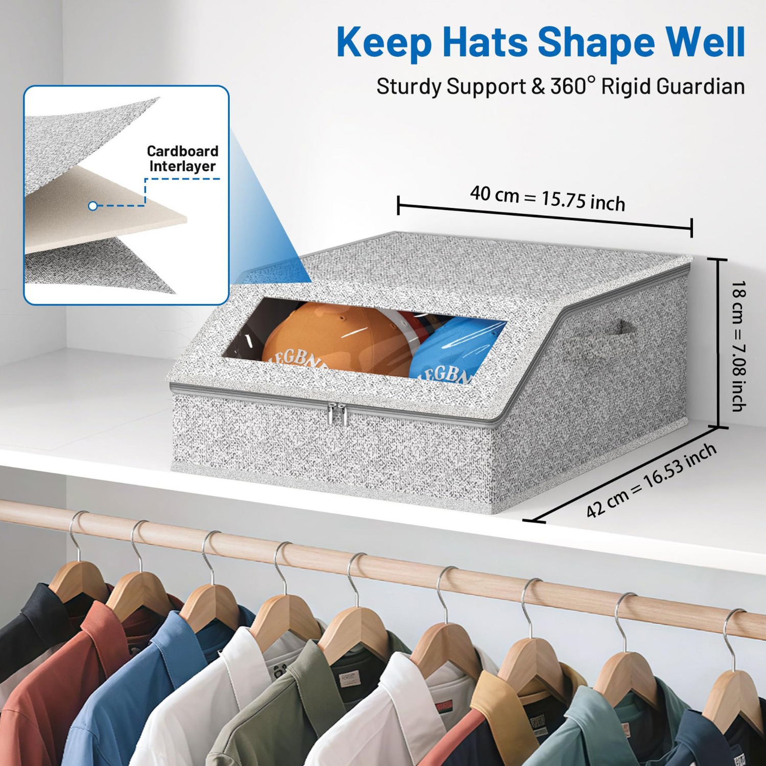 Large Capacity Double Row Hat  - Baseball Cap Structured 评论和价格