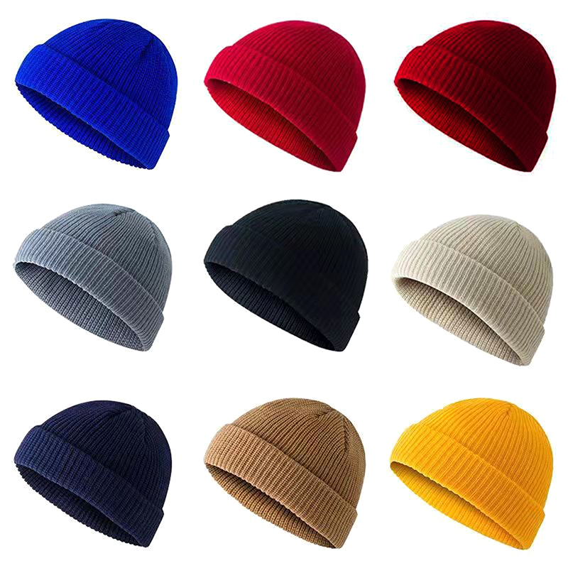 Winter Warm Unisex Wool Beanie - Beanie Cuffed Knit 评论和价格