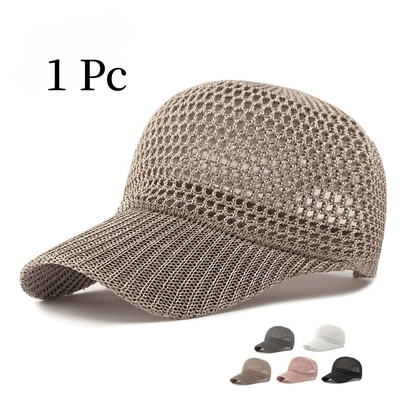 Men Women's Breathable Mesh Ba - Baseball Cap Structured 评论和价格