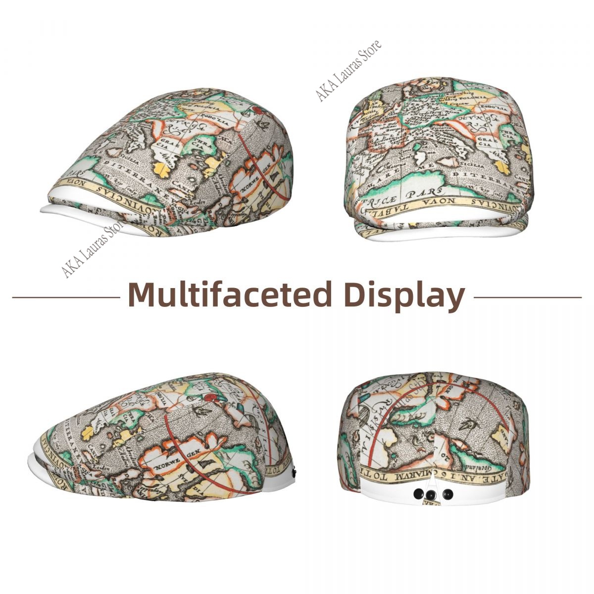 Newsboy Cap Peaky Octagonal Ha - Newsboy Cap Ivy 评论和价格