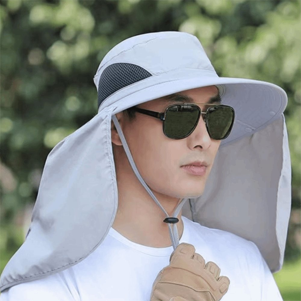 Casual Cloth Men Sun Hat Neck  - Visor Sun Hat 评论和价格