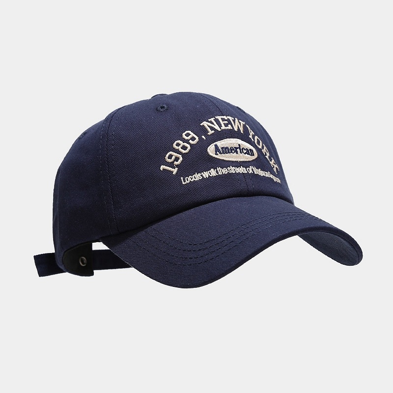 1989 New York Embroidered Base - Dad Hat Cotton 评论和价格