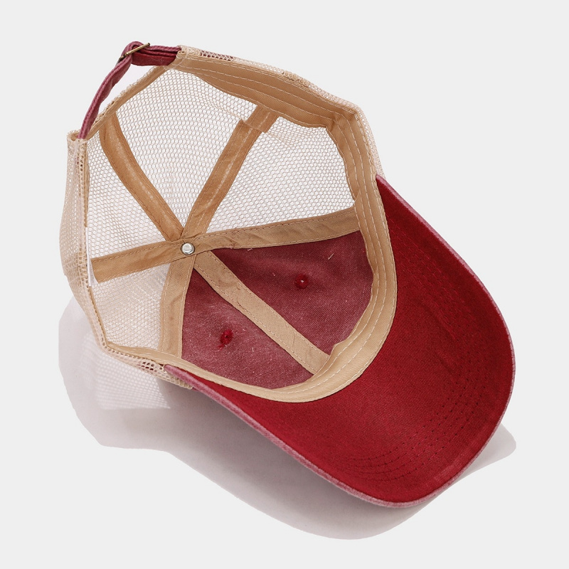Vintage Washed Denim Mesh Back - Trucker Cap Mesh 评论和价格
