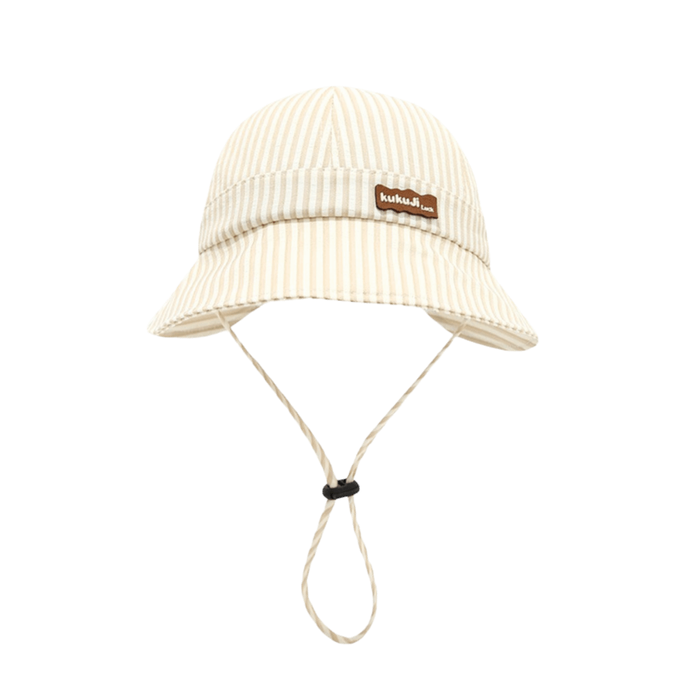 New Striped Baby Bucket Hat Ad - Sun Hat Wide Brim 评论和价格
