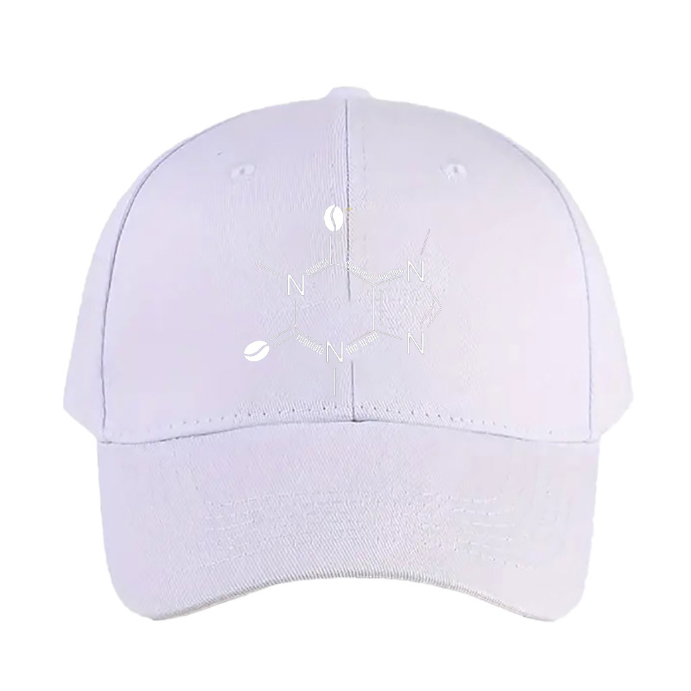 cute black caffeine chemical s - Baseball Cap Structured 评论和价格