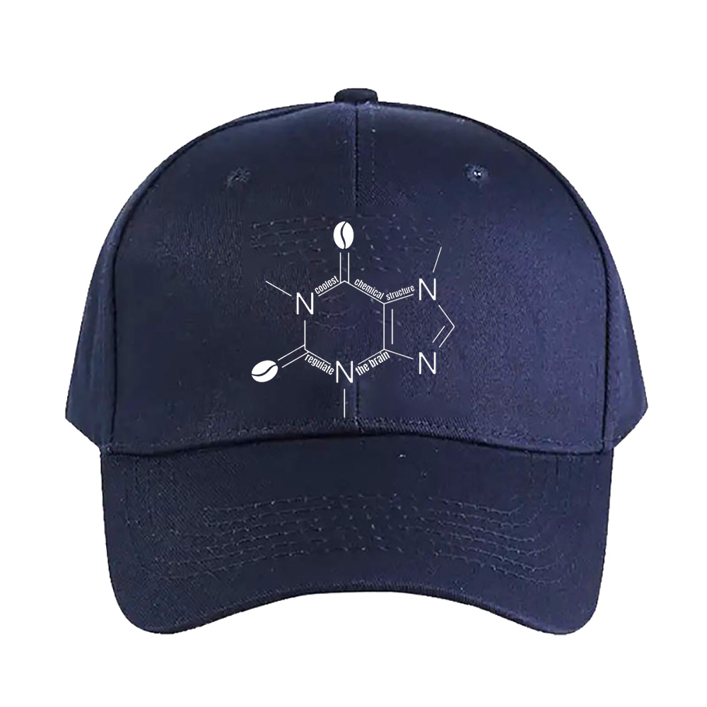 cute black caffeine chemical s - Baseball Cap Structured 评论和价格