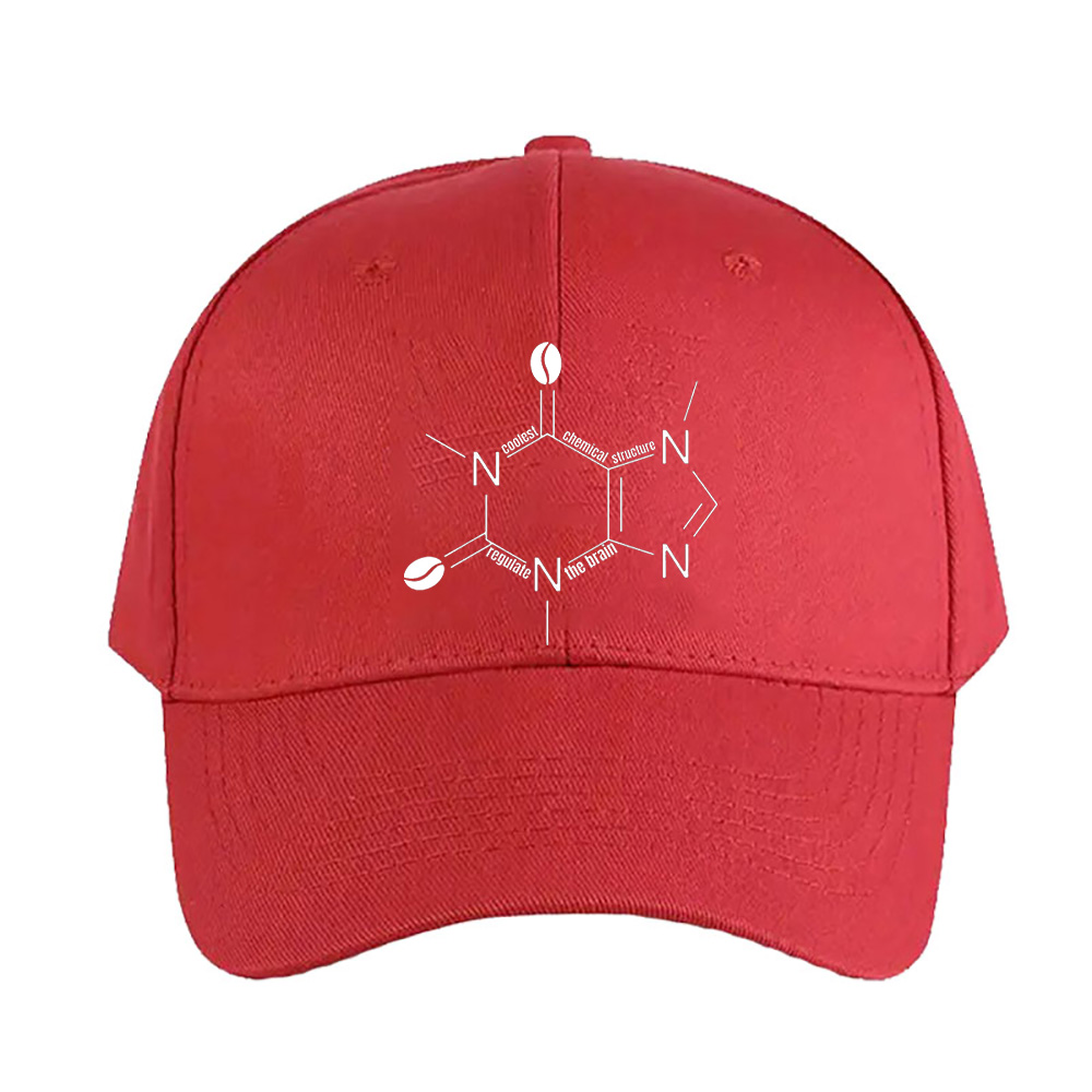 cute black caffeine chemical s - Baseball Cap Structured 评论和价格