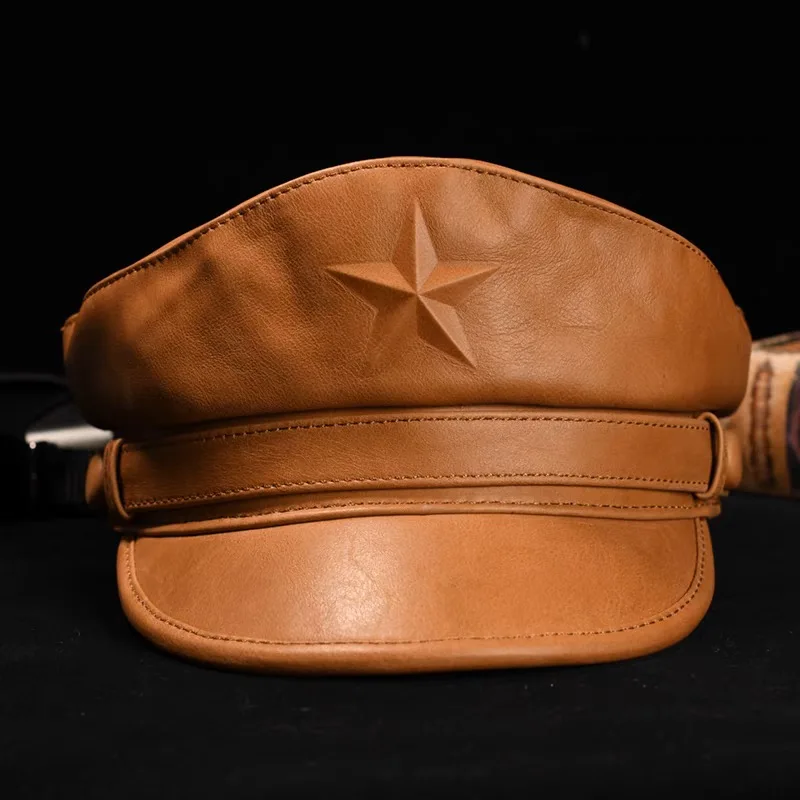 Novel Army Cap For Men Retro F - Snapback Hat Flat 评论和价格