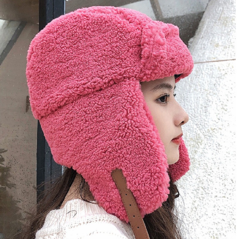 Y2K Girls Women Bomber Hat Pil - Winter Trapper Hat 评论和价格