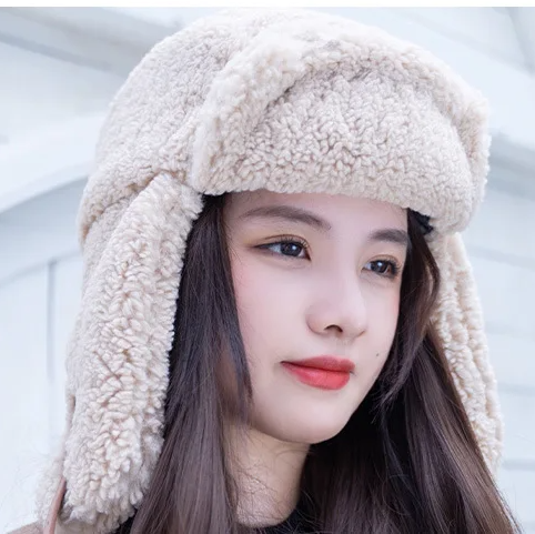Y2K Girls Women Bomber Hat Pil - Winter Trapper Hat 评论和价格
