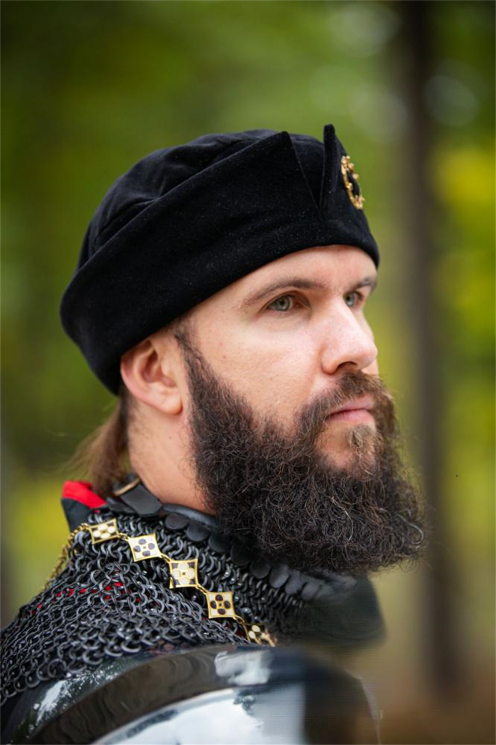 Medieval Tudor Flat Cap Velvet - Snapback Hat Flat 评论和价格