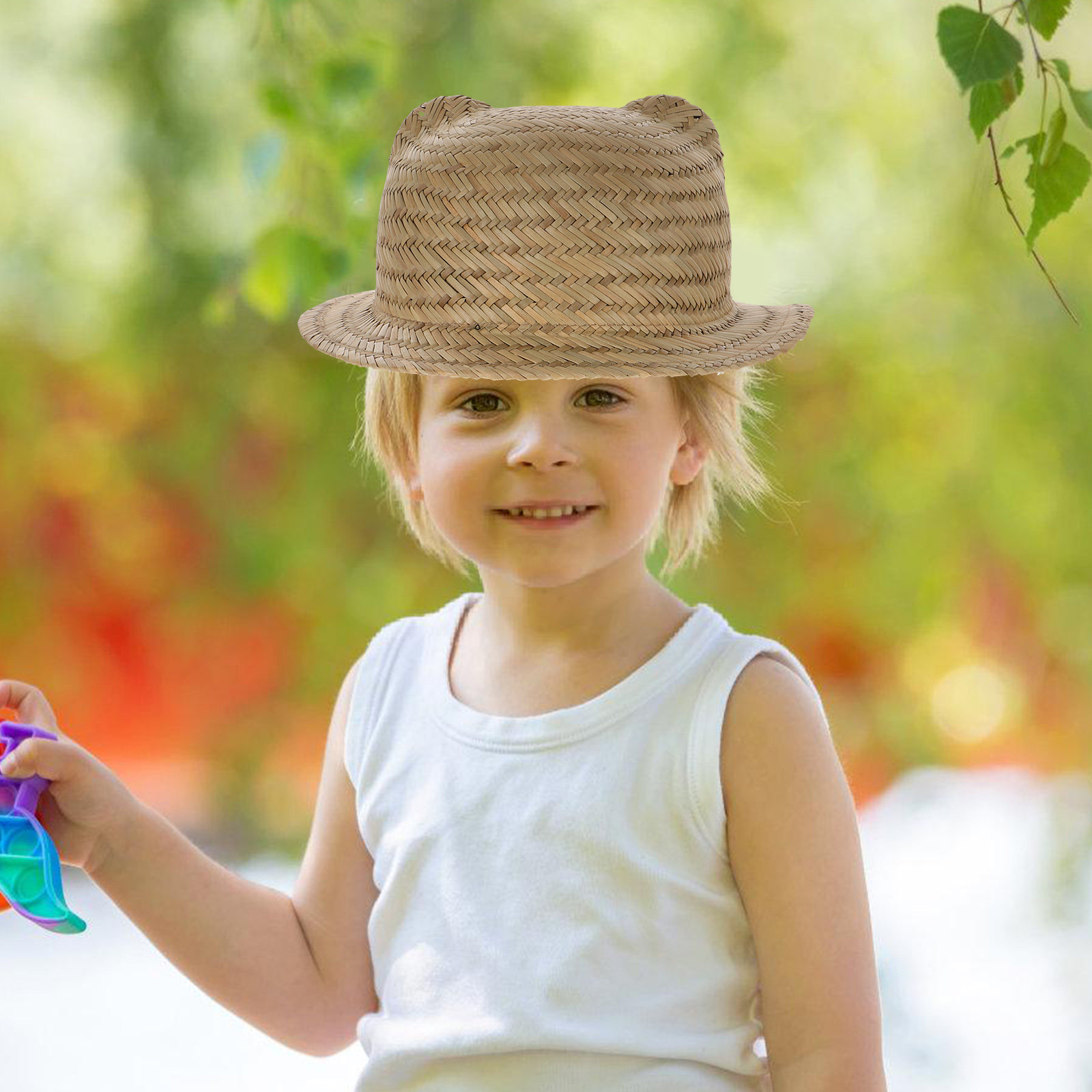 Kids Straw Sun Hat Wide Brim W - Sun Hat Wide Brim 评论和价格
