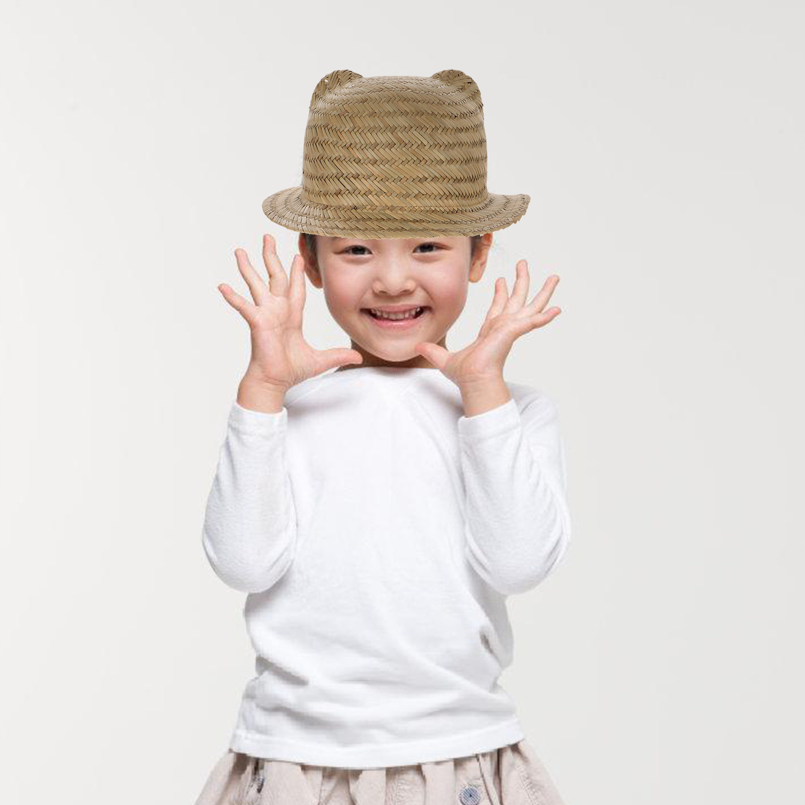 Kids Straw Sun Hat Wide Brim W - Sun Hat Wide Brim 评论和价格