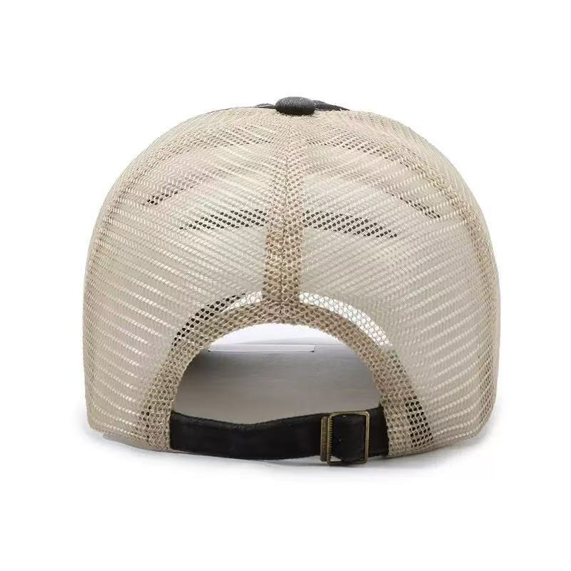 Custom Logo Washed Mesh Cap Br - Visor Sun Hat 评论和价格