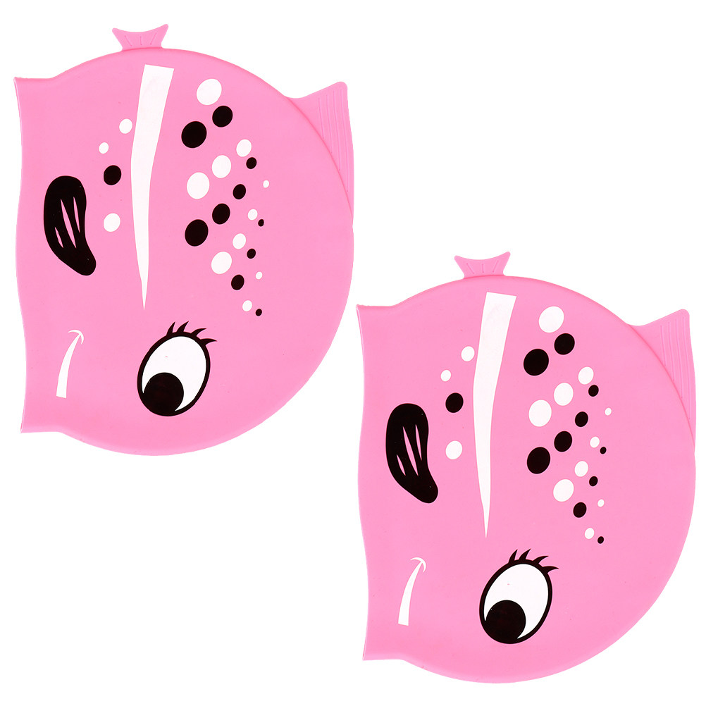 2Pcs Childrens Silicone Swimmi - Swim Hat Silicone 评论和价格