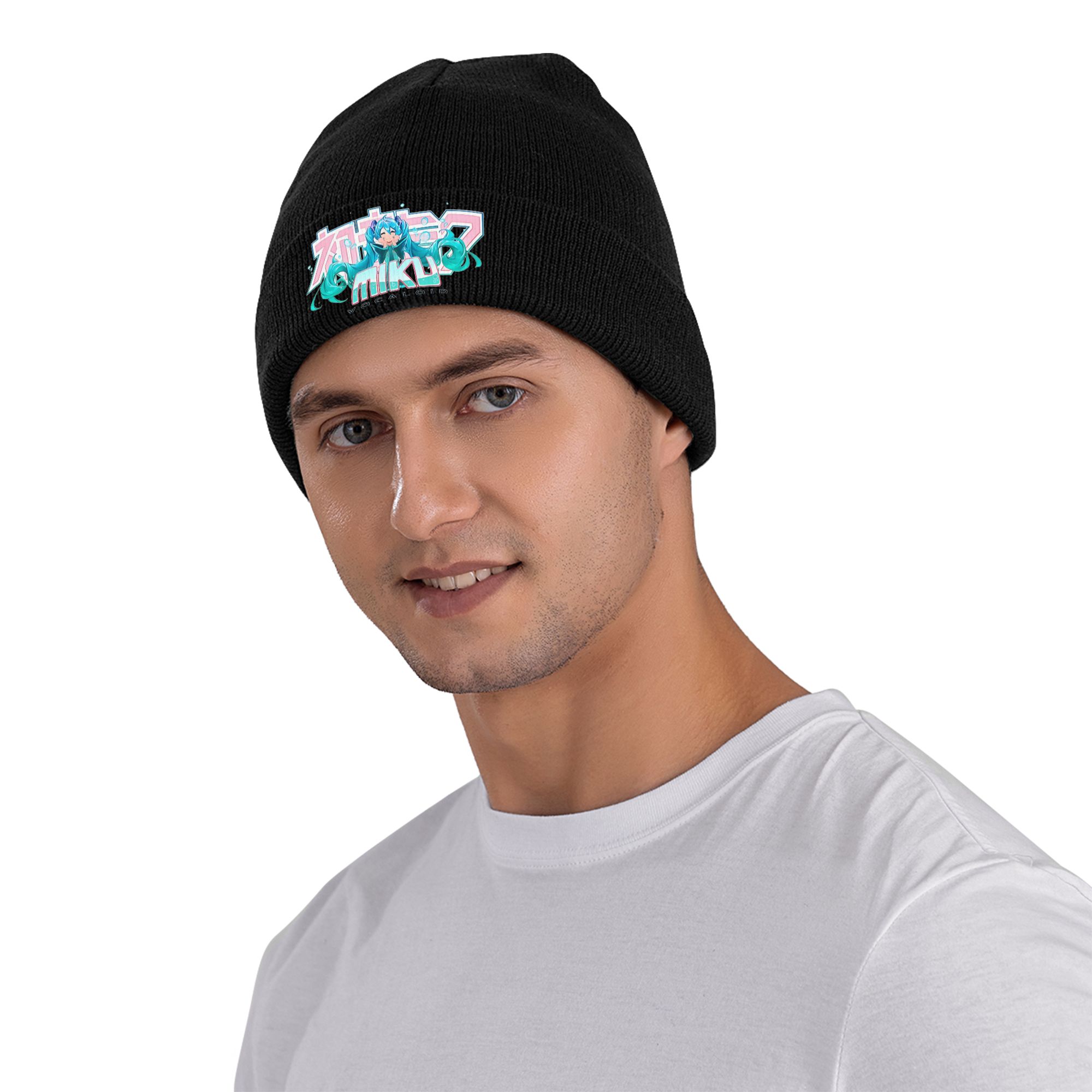Hatsune Miku  Rib Knit Cuffed  - Beanie Cuffed Knit 评论和价格