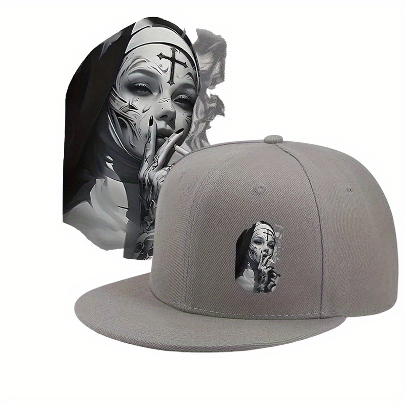 Fashion Flat Brim Baseball Cap - Snapback Hat Flat 评论和价格