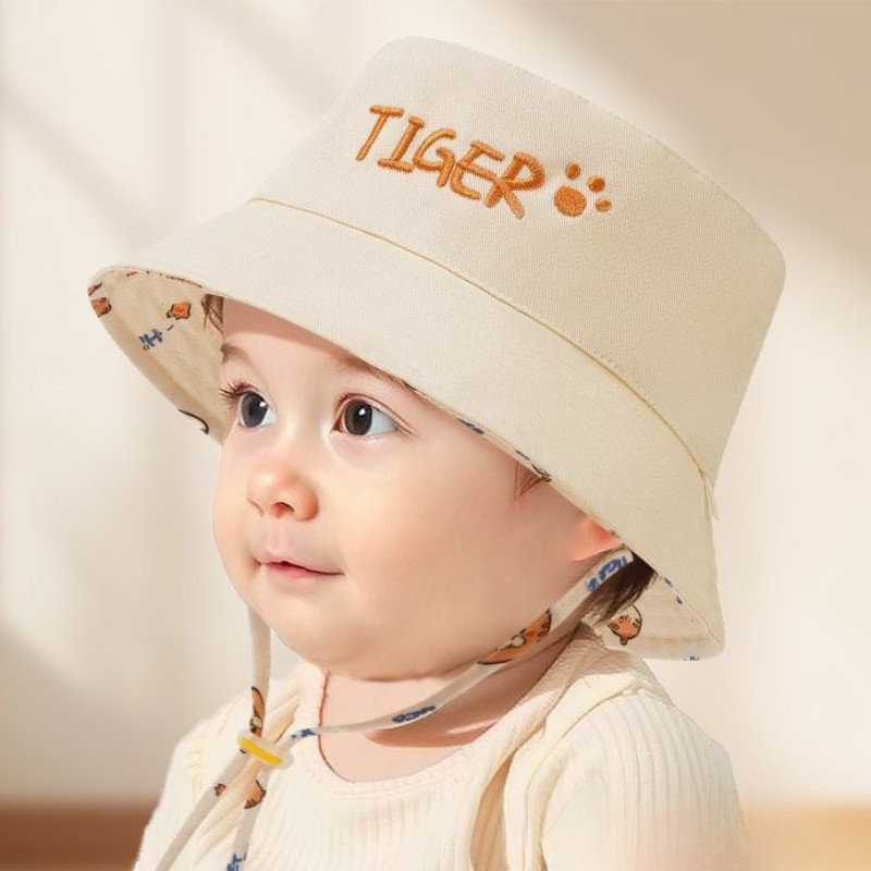 Letter Embroidered Baby Bucket - Bucket Hat Cotton 评论和价格