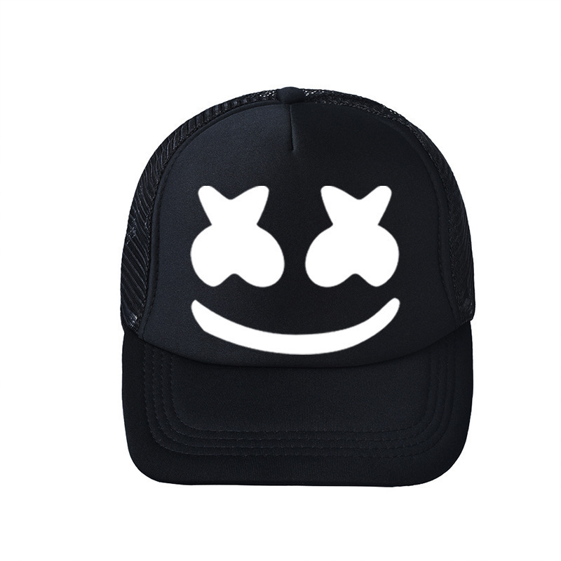 DJ Hip Pop Hat Marshmello Cosp - Trucker Cap Mesh 评论和价格