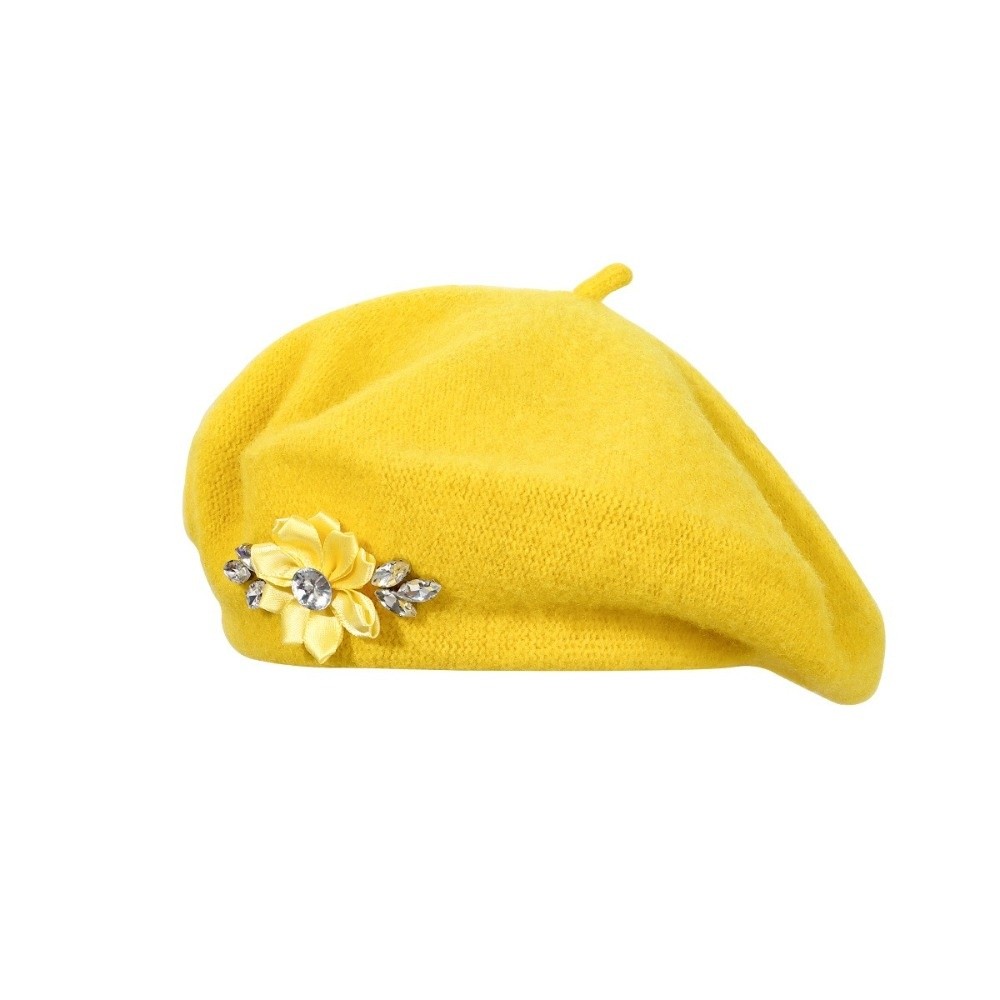 Fashion Solid Color Wool Beret - Beret French Wool 评论和价格