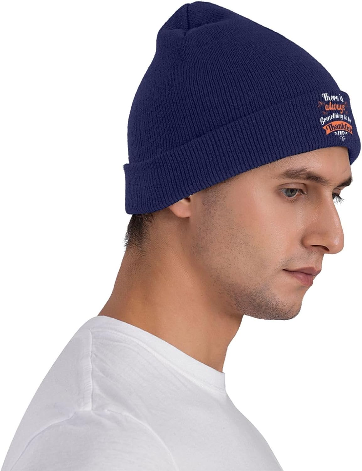 There is Always Something to B - Beanie Cuffed Knit 评论和价格