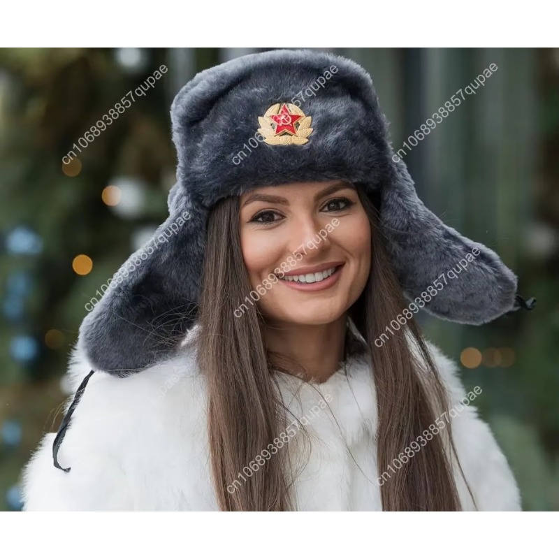 BELEON Ushanka Russian Fur Hat - Winter Trapper Hat 评论和价格