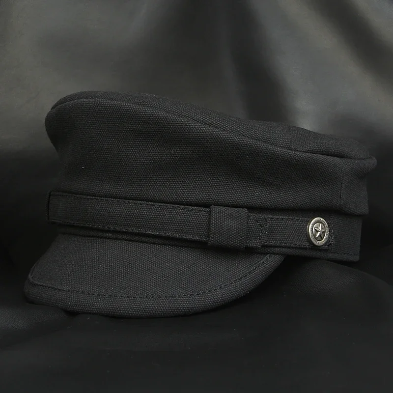Women Navy Sailor Cap Fashion  - Snapback Hat Flat 评论和价格