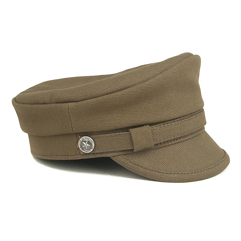 Women Navy Sailor Cap Fashion  - Snapback Hat Flat 评论和价格