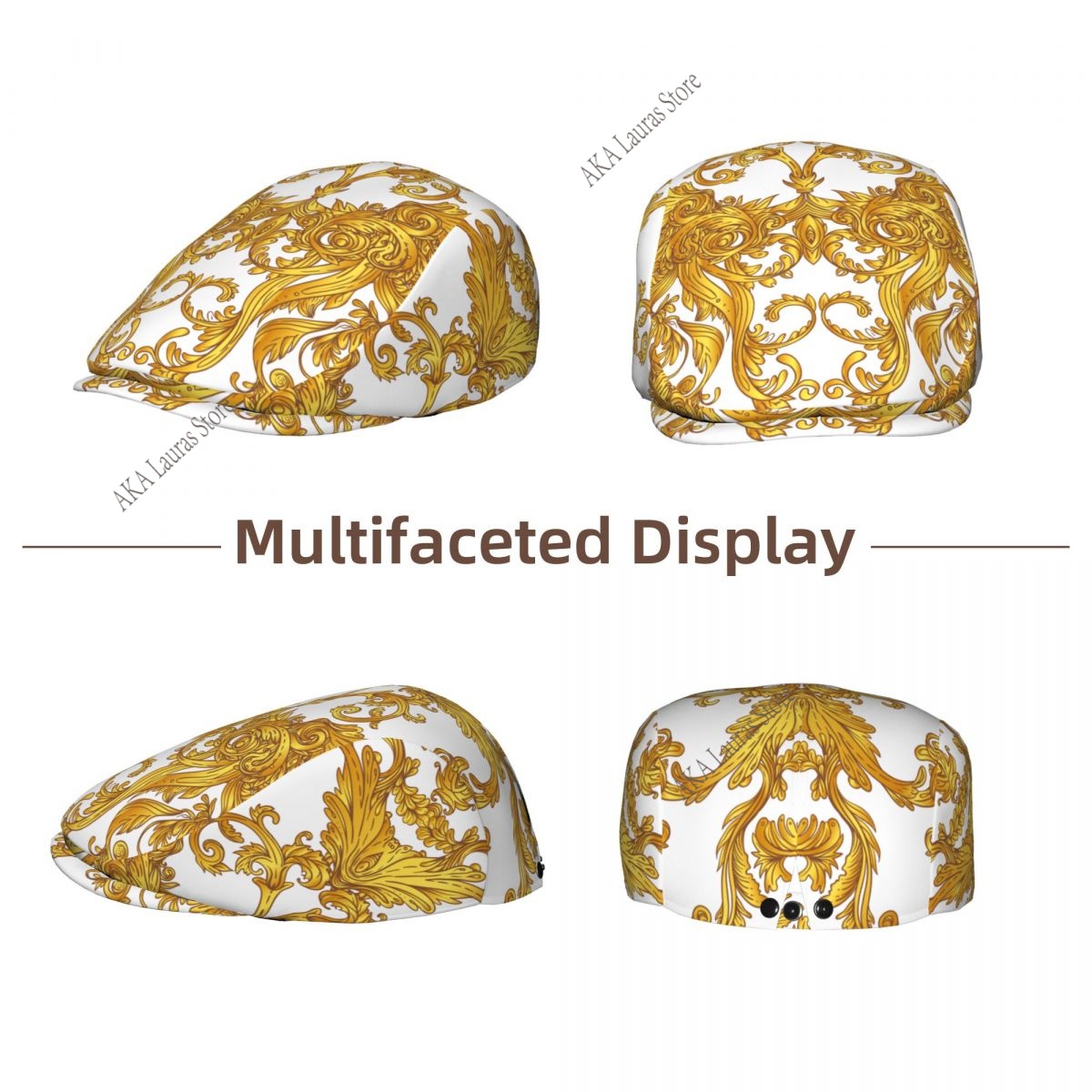 Newsboy Cap Golden Baroque Vin - Newsboy Cap Ivy 评论和价格