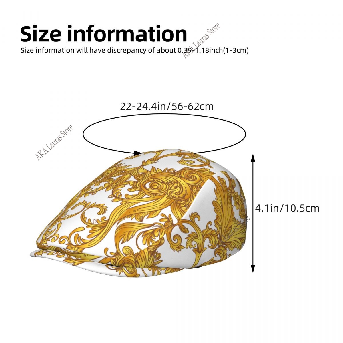Newsboy Cap Golden Baroque Vin - Newsboy Cap Ivy 评论和价格