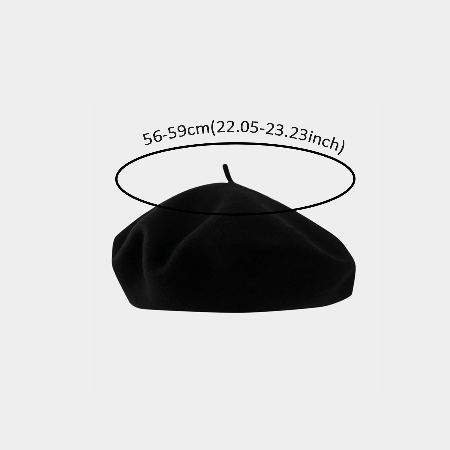 Big Size Beret Women  Large Be - Beret French Wool 评论和价格