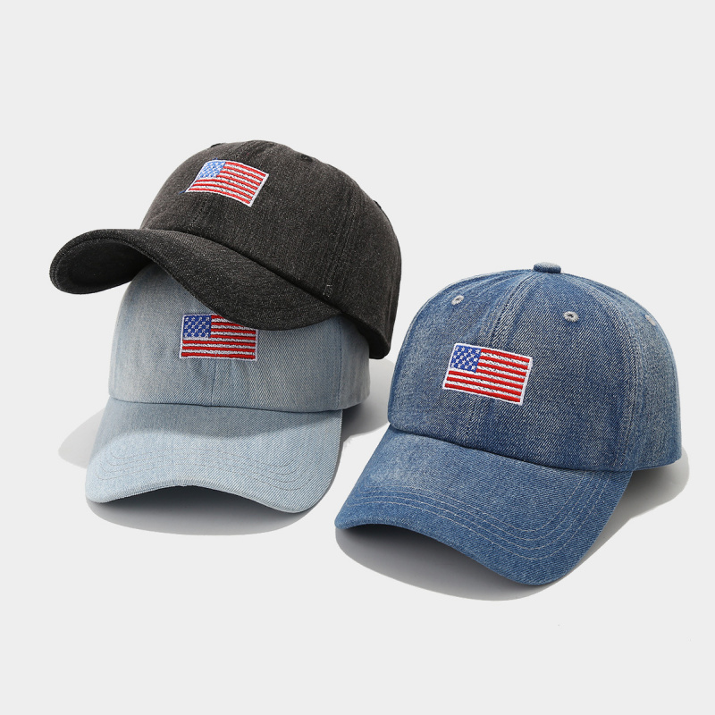 Vintage Washed Denim Baseball  - Dad Hat Cotton 评论和价格