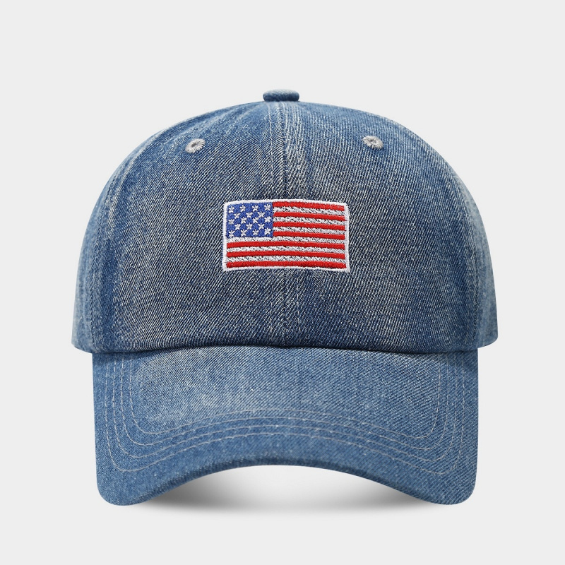 Vintage Washed Denim Baseball  - Dad Hat Cotton 评论和价格