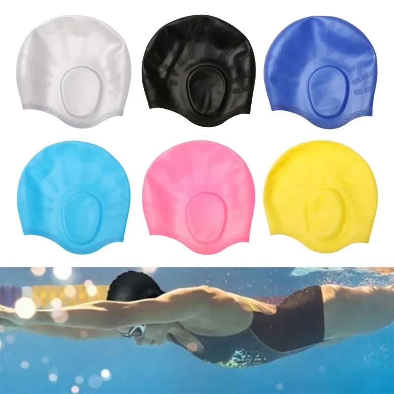 Silicone Swimming Cap for Men  - Swim Hat Silicone 评论和价格