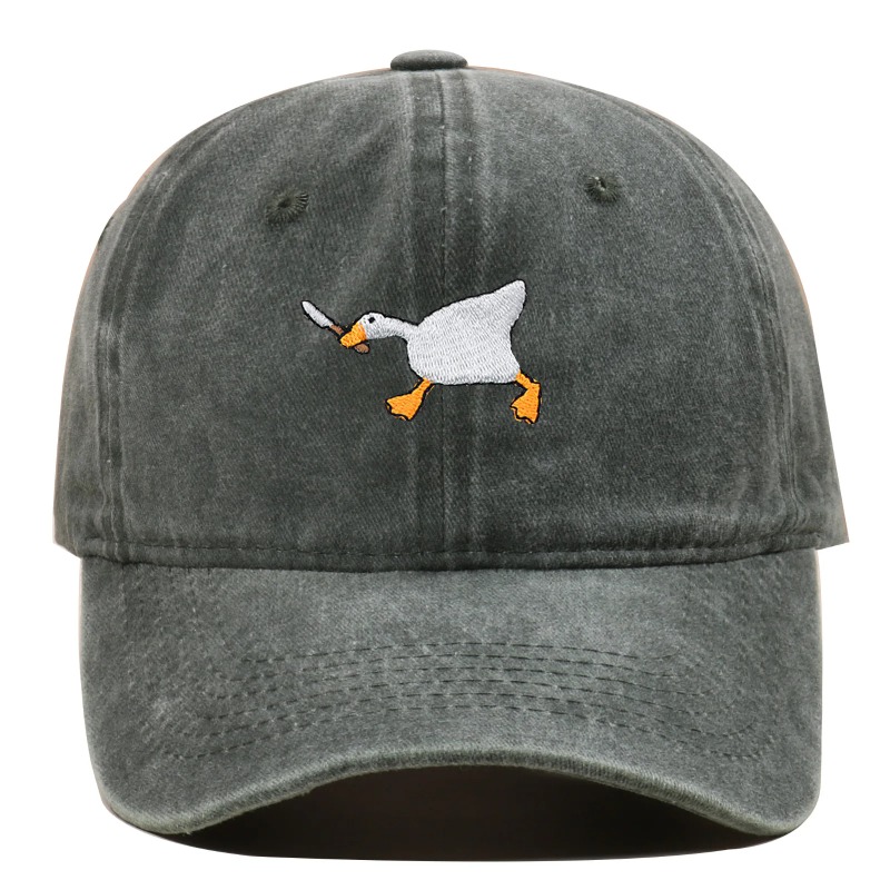 Cartoon Embroidered Funny Dark - Dad Hat Cotton 评论和价格