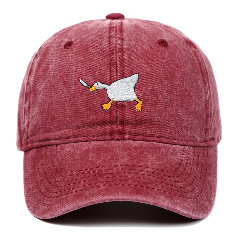 Cartoon Embroidered Funny Dark - Dad Hat Cotton 评论和价格