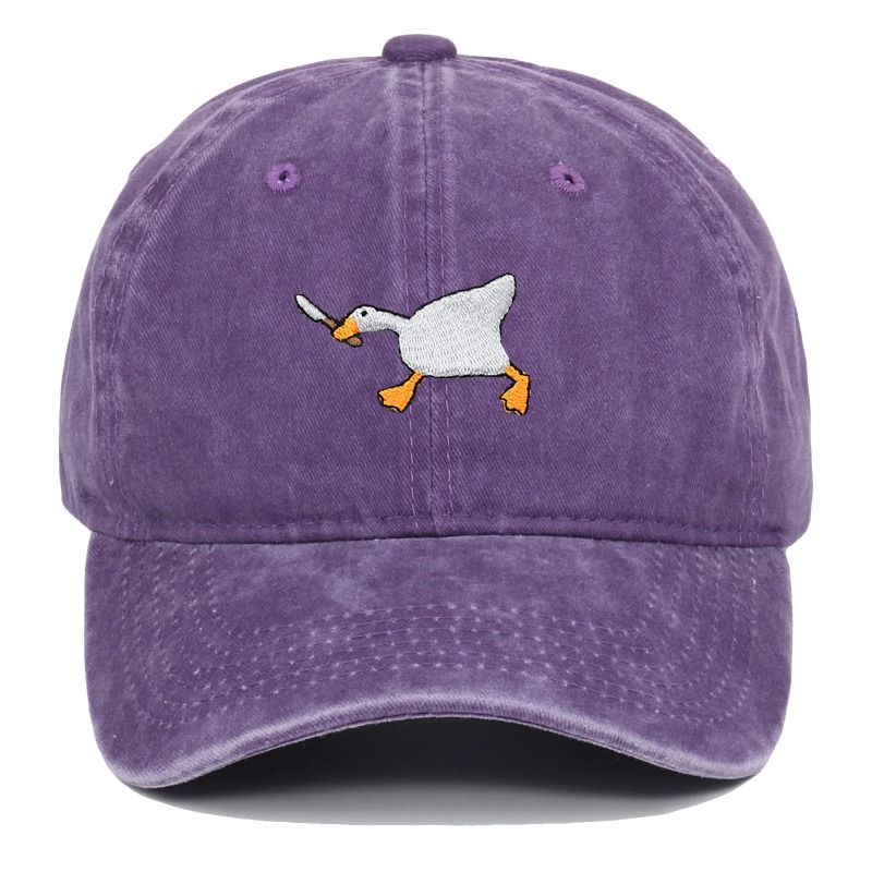 Cartoon Embroidered Funny Dark - Dad Hat Cotton 评论和价格