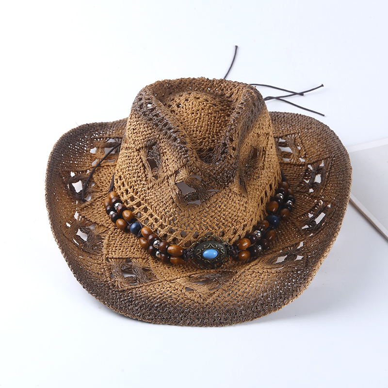 Spanish Retro Cowboy Straw Hat - Cowboy Hat Straw 评论和价格