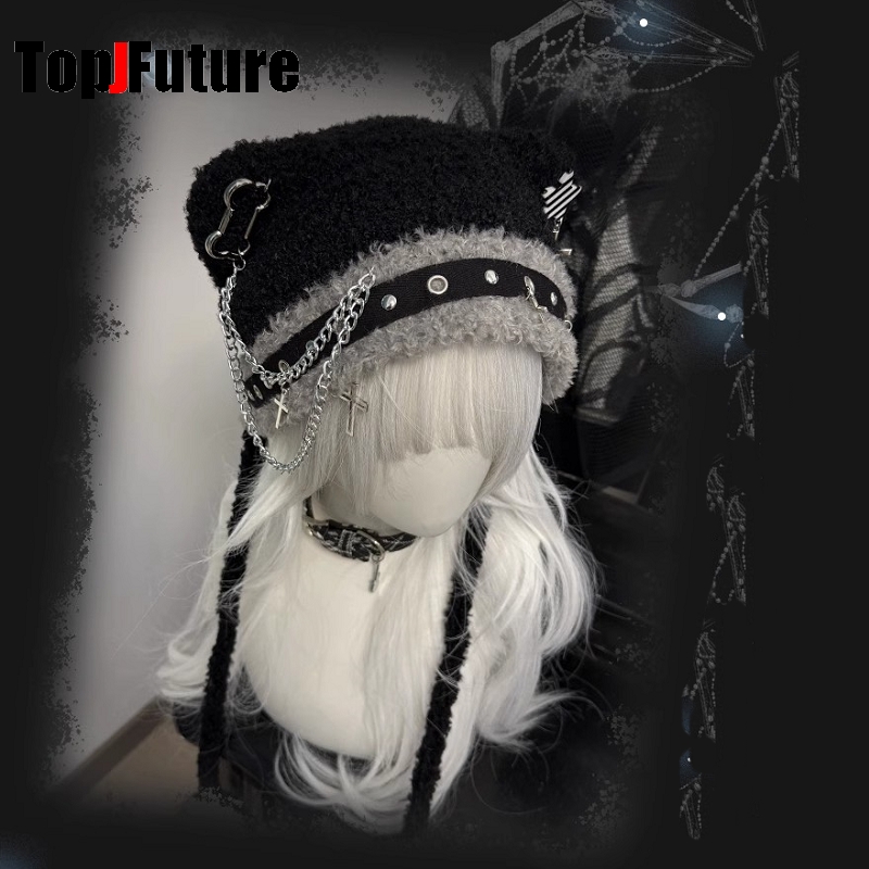 Women Japanese Harajuku Y2K Gi - Winter Trapper Hat 评论和价格