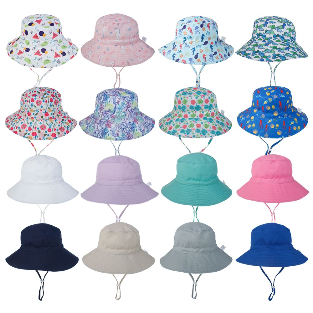 Summer Boys Girls Neck Ear Cov - Sun Hat Wide Brim 评论和价格