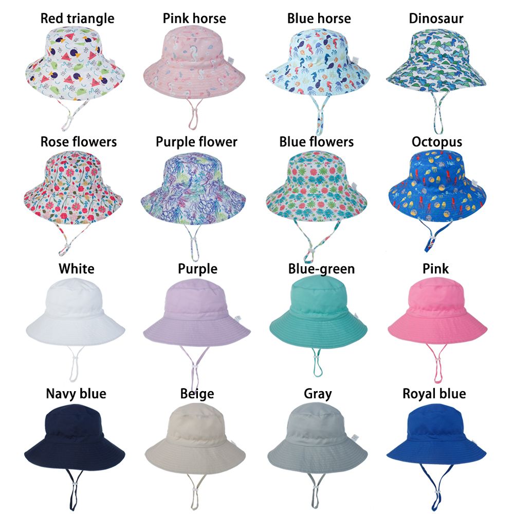 Summer Boys Girls Neck Ear Cov - Sun Hat Wide Brim 评论和价格