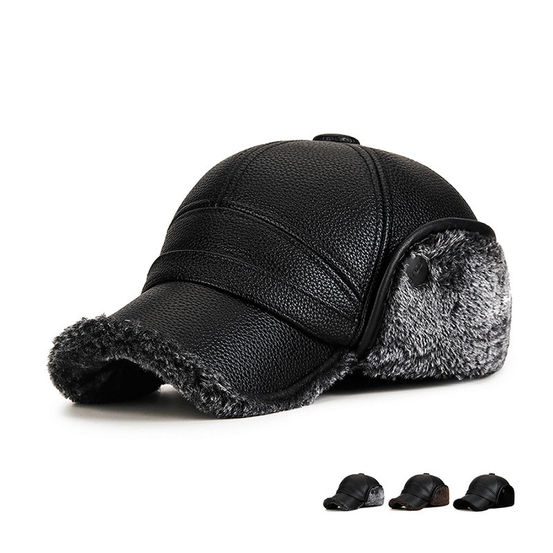 Middle-Aged And Elderly Fur Ha - Baseball Cap Structured 评论和价格